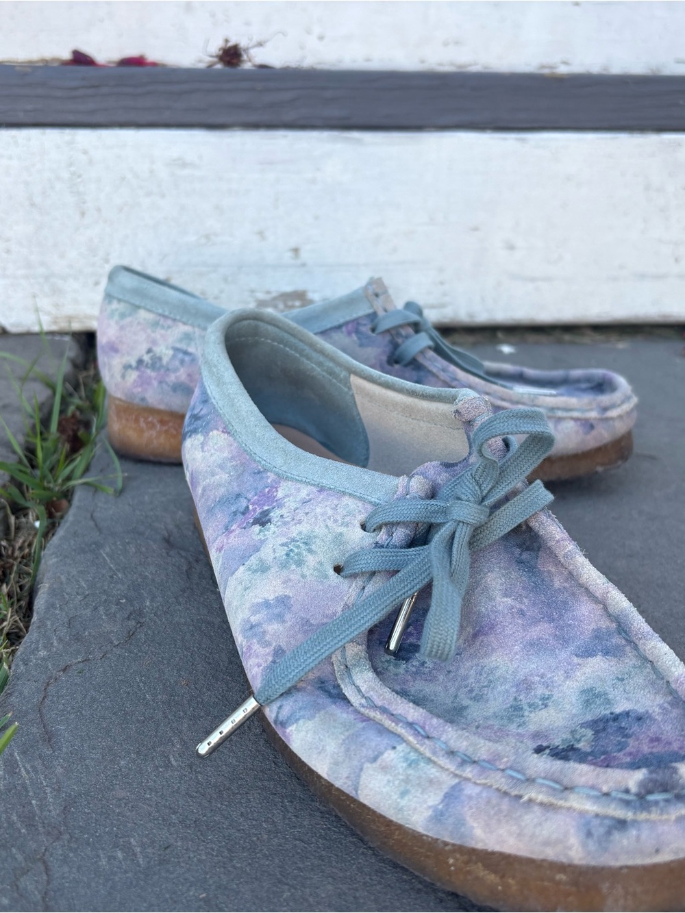 Clark’s Original Wallabee boat shoe loafer’s floral print limited edition